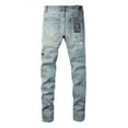 thumbnail image 3 of Ksubi Jeans Men's Fashion Streetwear Jeans Slim Fit Stretch Jeans Baggy Ripped Straight Skinny Denim Pants for Men, 3 of 9