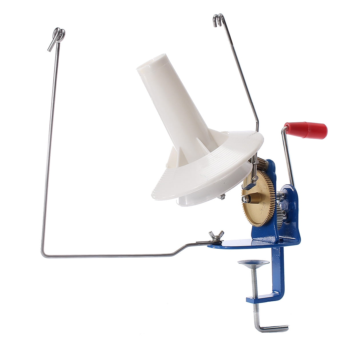 10oz Capacity Double Accelerated Gear Metal Yarn Fiber Wool Ball Winder