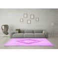 thumbnail image 3 of Ahgly Company Indoor Square Persian Purple Traditional Area Rugs, 5' Square, 3 of 4