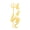 Golden, variant on Walbest 1Pc Car Sticker, Black 3D Funny Little Devil Automobile Decal Decoration Universal
