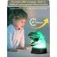 thumbnail image 2 of Luz nocturna de dinosaurio de silicona Wlhong para niños - Sensor táctil LED de 7 colores con batería recargable - Lámpara de dinosaurio adorable para dormitorio de niños y niñas, 2 of 6