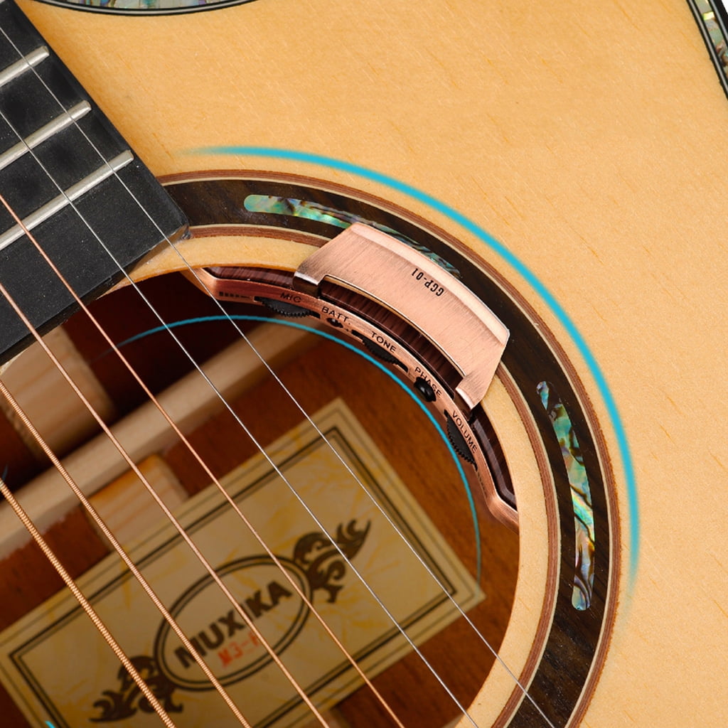 ZPAQI GGP-01 Classic Guitar Double Soundhole Acoustic Pickups Classic Guitar Pickups