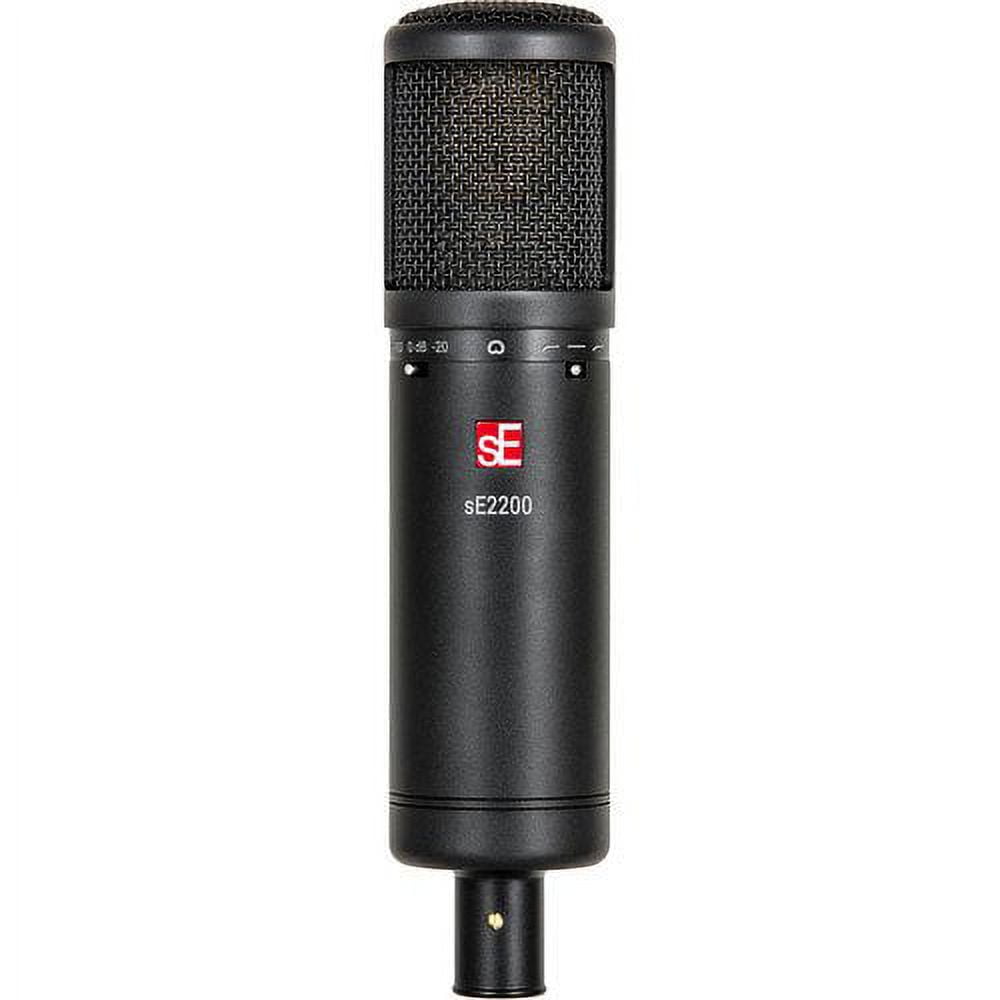 sE Electronics sE2200 Studio Condenser Cardioid Microphone with Isolation Pack plus XLR-XLR Cable and Pop Filter