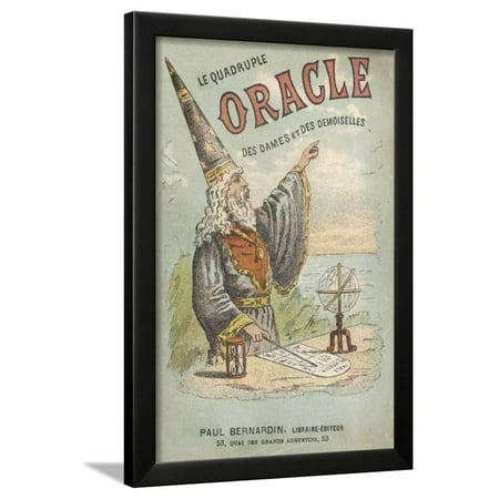 Manual Print - Le Quadruple Oracle des Dames et des Demoiselles' a French Manual of Popular Magic Framed Print Wall Art