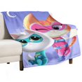 thumbnail image 2 of Manta SuperKitties suave y acogedora de franela con dibujos animados para niños y niñas, mantas de vellón cálidas de lujo para sofá, cama, camping, viajes, 50 x 60 pulgadas, 2 of 8