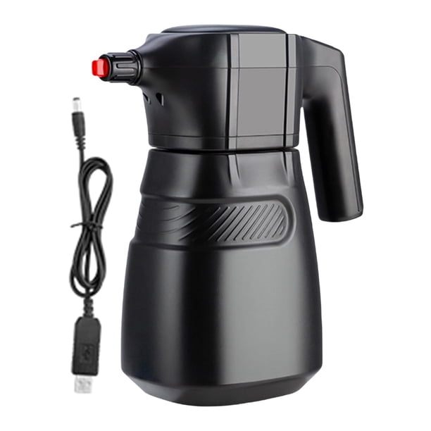 Rociador de espuma eléctrico de 2L, herramienta de limpieza de coche a presión fácil de usar para el hogar negro rojo