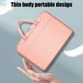 thumbnail image 4 of Laptop Bag, Business Briefcase, Multi-layer Tablet Storage, Polyester, Pink, 16.93x12.60x1.18 Inches,Vsgery, 4 of 9