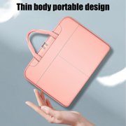 Slim and Lightweight Laptop Briefcase with Multiple Compartments, Professional Office Folder and Tablet Organizer for Business Meetings, Campus Use, and Stylish Commuters