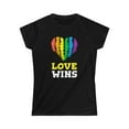 thumbnail image 3 of Love Wins LGBT Gay Pride Month Transgender Rainbow Lesbian Womens T Shirts, 3 of 8