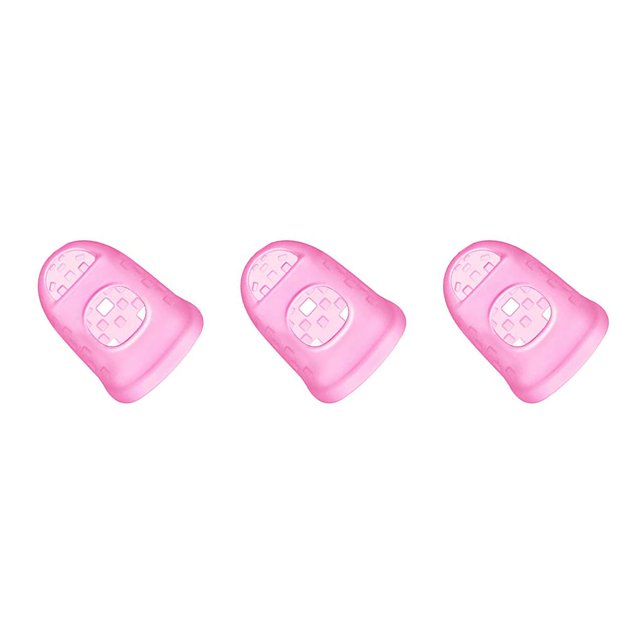 Sidaley Puntas de dedos de guitarra de silicona Protectores de dedos Resistentes al desgaste Ahuecados Púas de protección Instrumentos musicales no Type1 NO1