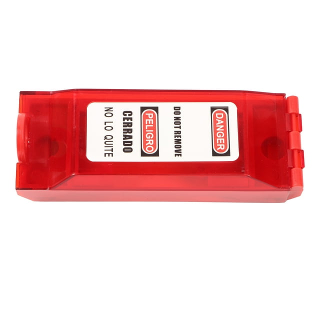 Cubierta para interruptor de pared con bloqueo, interruptor de pared con etiquetado y bloqueo, cubierta para interruptor con candado de seguridad, cubierta universal para interruptor de pared, integración perfecta Jadeshay A