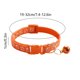 thumbnail image 3 of Collar ajustable para gatos con cierre de seguridad y cascabel – Banda reflectante suave para el cuello de gatitos para la seguridad de los cachorros, accesorio de identificación para mascotas con v, 3 of 6