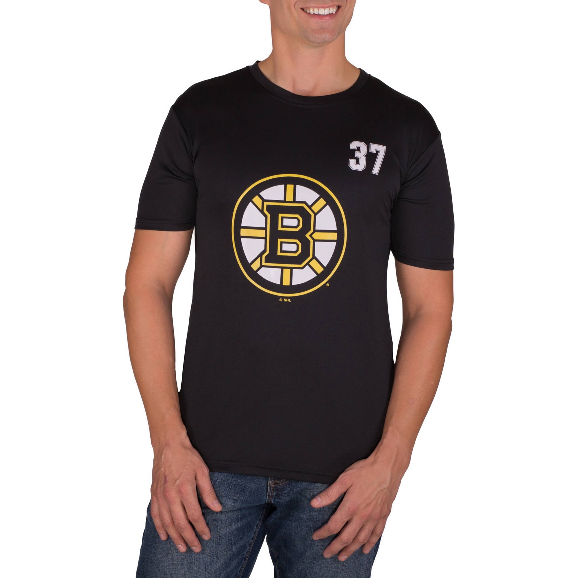NHL - NHL Boston Bruins Patrice Bergeron 37 Big Men's Athletic-Fit Impact Tee Shirt - Walmart 