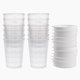 thumbnail image 1 of Uxcell Taza Medidora de Plástico de 50mL con Tapa para Laboratorio de Cocina Paquete de 12, 1 of 6