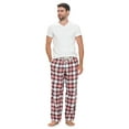 thumbnail image 4 of Ashford & Brooks Mens Super Soft Flannel Plaid Pajama Sleep Pants, 4 of 5