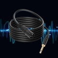 thumbnail image 1 of TS 1/4 6.35 macho a xlr Audio macho Cable micrófono Cable estéreo Mono de doble blindaje para sonido de etapa , 5m, 1 of 10