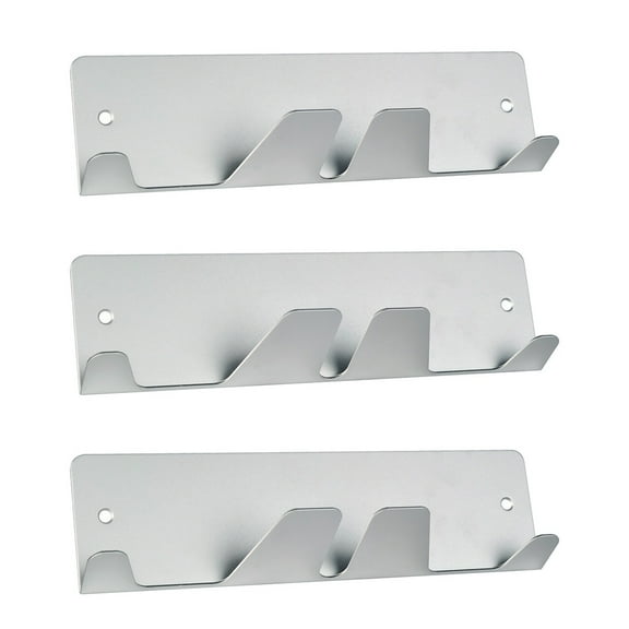 MLINS 3pcs Universal VR Helmet and Touch Controllers Holder Wall Storage Rack Hook Mount Compatible for Oculus Rift (Silver Grey)