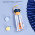 thumbnail image 2 of Portable Outdoor Carrying Large Capacity with Filter Simple Sports Water Cup Space Cup Plastic Cup（Navy blue）, 2 of 4