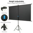thumbnail image 6 of VISULAPEX 80 inch Projector Screen 16:9 4K HD Foldable Portable Projector Movies Screens for Home Theater Outdoor Indoor, 6 of 9