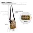 thumbnail image 6 of HELLHERO Mushroom Adjustable Crossbody Bag Polyester with Shoulder Strap Underarm Shoulder Bag for Daily Commute or Casual Outings, 6 of 7