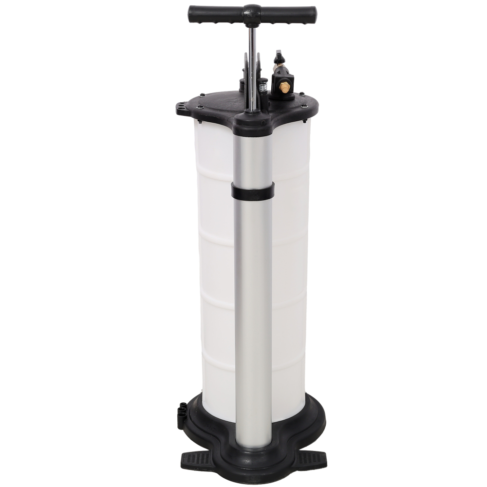 9L Dual-Mode Oil Extractor - Pneumatic & Manual Fluid Evacuator - for Automotive Oil Changes & Maintenance