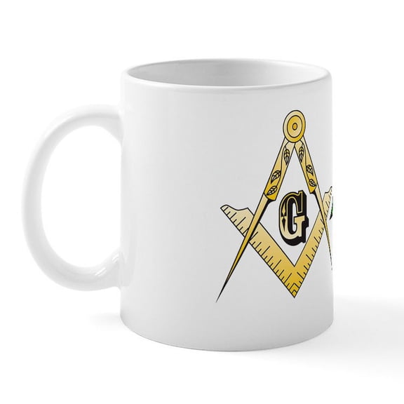 CafePress - Masonic Eastern Star Pillow Mug - 11 oz Ceramic Mug - Novelty Coffee Tea Cup