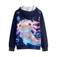 thumbnail image 4 of KUIFORTI Cute Axolotl Cute Sweatshirts for Boys 6-7 Years Fleece-Lined Soft Casual Hooded Sweatshirt for Boys Thick Full Zip Up Casual Long Sleeve Jacket for Daily Life, 4 of 6