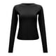 thumbnail image 1 of Camiseta de yoga de manga larga con protección UV para mujer, transpirable y que absorbe la humedad, ideal para correr y hacer ejercicio., 1 of 7