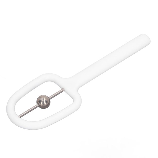 Tongue Muscle Trainer, Cleanse Promote Spoken Language Develop Language Skills Metal Oral Muscle Strength Tool for Children for Home Use White