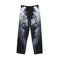 thumbnail image 6 of Daiia Elegant Feathered Floral Wings Men's Sleep Pant with Pockets and Drawstring,Pajama Pants-Small, 6 of 9
