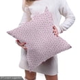 thumbnail image 5 of Ambesonne Polka Dots Fabric by the Yard Upholstery, Monochrome Circles Stain, 5 Yards, Soft Pink and Mauve Taupe, 5 of 5