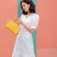 thumbnail image 3 of Elegante dama perla cáscara de cintura cadena cadena cadena cinturón mujer vestido decoración, 3 of 6