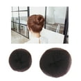 thumbnail image 5 of 3pcs Hair Donut Bun Maker Sponge Hair Styling Tools Hairdressing Accessories (Coffee), 5 of 7