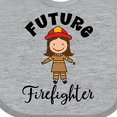 thumbnail image 4 of Inktastic Future Firefighter Cute Girls Girls Baby Bib, 4 of 4