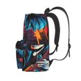 thumbnail image 3 of Disketp Rock Skull Singer Mochila Escolar de Gran Capacidad y Peso Ligero, Mochila de Viaje Ideal para Escuela, Trabajo y Uso Diario, Cómoda y con Estilo, 3 of 8