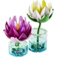 thumbnail image 3 of LEGO Botanicals Water Lilies - Building Toy for Girls & Boys, Ages 9+ - Artificial Flower Decor for Kids Bedrooms or a Bookshelf - Birthday or Housewarming Gift - 11511, 3 of 8