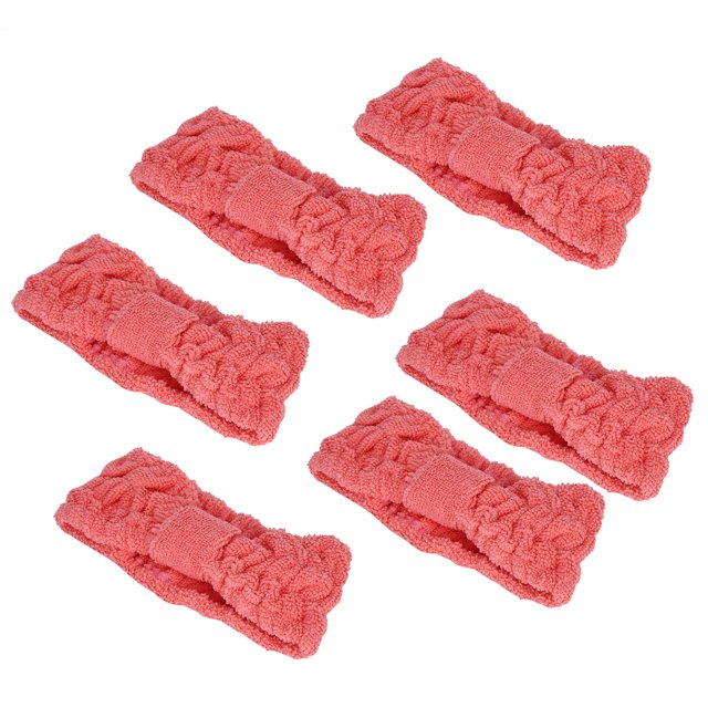 Diadema cosmética, 6 diademas de microfibra, diadema suave para spa, diadema para ducha, hecha a mano con cuidado