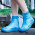 thumbnail image 5 of Fundas para zapatos impermeables, reutilizables, antideslizantes, para exteriores, para senderismo, para adultos y niños, 5 of 5