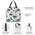thumbnail image 3 of KLL Hawaii Palms Print Insulated Lunch Bag Women, Reusable Cute Tote Lunch Box for Adult & Men, Leakproof Cooler Lunch Bags for Work Office Travel Picnic, 3 of 5