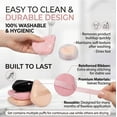 thumbnail image 5 of 48 Pcs Triangle Powder Puff, Soft Velour Makeup Puffs for Face Loose Powder Foundation, Reusable Washable Cosmetic Sponge Blender Tools, 5 of 6