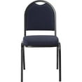 thumbnail image 5 of NPS 9200 Series Premium Fabric Upholstered Stack Chair, Midnight Blue Seat/Black Sandtex Frame, 5 of 5