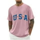 thumbnail image 2 of Tops para hombre, blusas y camisas de cuello redondo y manga corta para hombre, blusas casuales de moda con cuello redondo y estampado para hombre, blusas de poliéster para hombre., 2 of 5