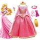 thumbnail image 2 of Vestido de Cosplay de La Bella Durmiente para niñas, mangas largas, hombros descubiertos, regalo de Halloween y Navidad, ropa de princesa de fiesta de lujo Fivean unisex, 2 of 2