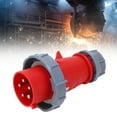 thumbnail image 4 of Enchufe Trifásico, Enchufe Industrial Ignífugo De Buena Conductividad 3P+N+E 32A 220-380V IP67 Resistente Al Agua Para Fabricación De Automóviles En Aeropuertos, 4 of 8