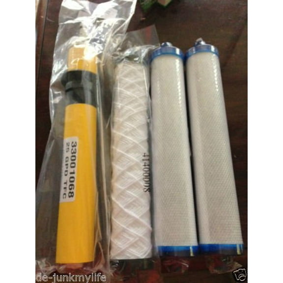 Hydrotech RO Reverse Osmosis Filters Cartridges 25 GPD Membranes Set