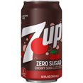 thumbnail image 6 of 7UP Caffeine Free Zero Sugar Cherry Soda Pop, 12 fl oz, 6 Cans,1 pack., 6 of 6