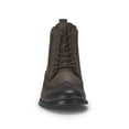 thumbnail image 3 of Polar Fox Manson MPX806091 Classic Wing-tip Burnished Style Dress Boots, in Cacao, Size 11, 3 of 8