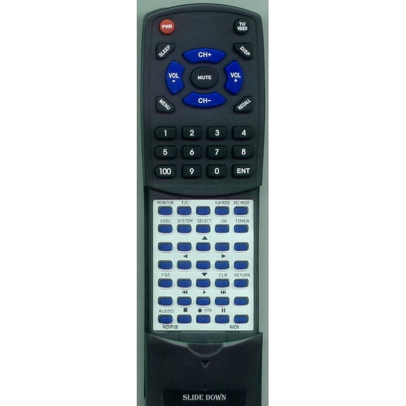 Replacement Remote for AVION RTAVDVR100, 312814716731, AVDVR100, DVR100