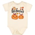 thumbnail image 3 of Inktastic Big Brother Pumpkins with Fall Leaves Boys Baby Bodysuit, 3 of 5