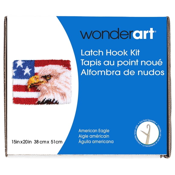 Kit de Arte WonderArt para Tapiz con Gancho 38x51 cm Acrílico